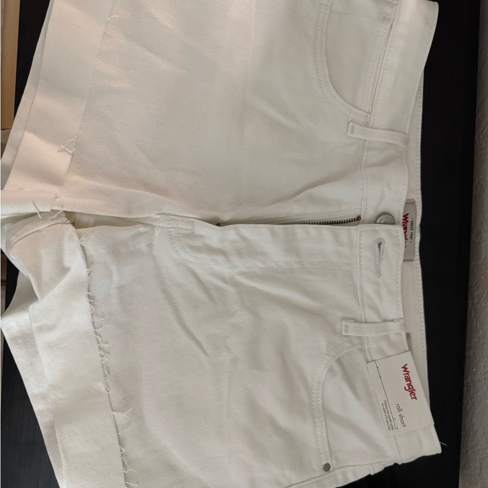 Wrangler Women's Crisp White Jean Shorts
